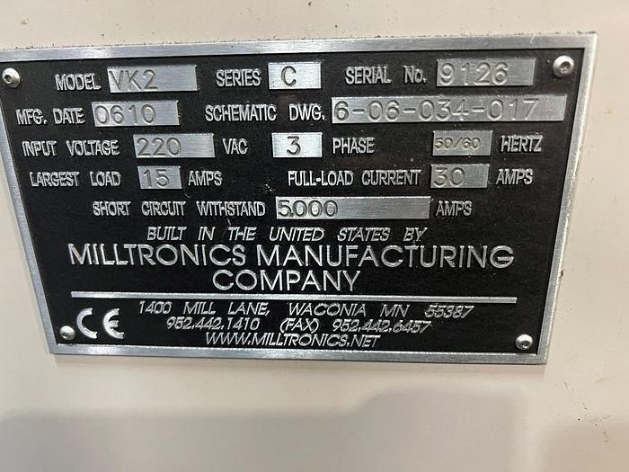2006 Milltronics VK-2 CNC Knee Mill